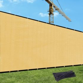 5'X25' Sand HDPE Fence (Option: defaulttitle)